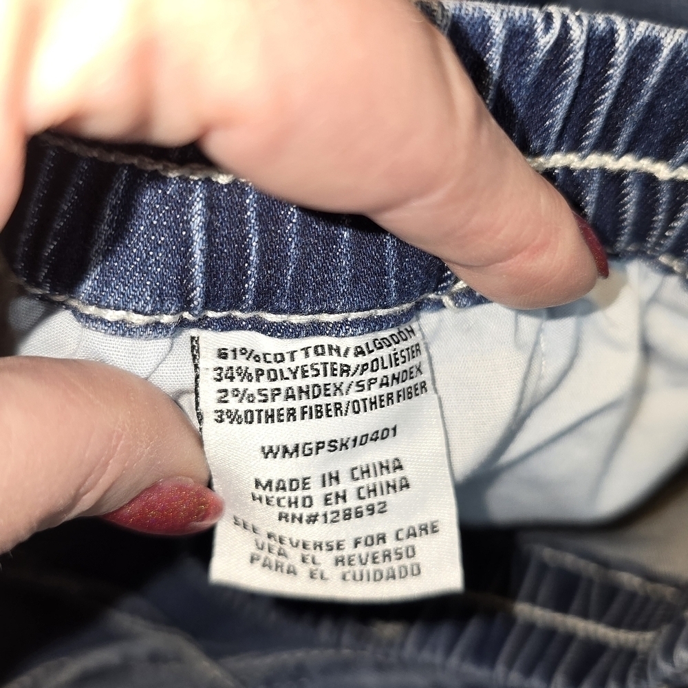 Madden NYC Wide Leg Cargo Drawstring Waist Skater Jeans Size XL - Picture 12 of 14